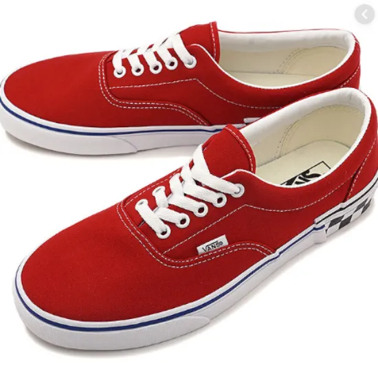 - Vans Era Tango Red Check Block (VN0A38FRV0R) - REA - R1L5