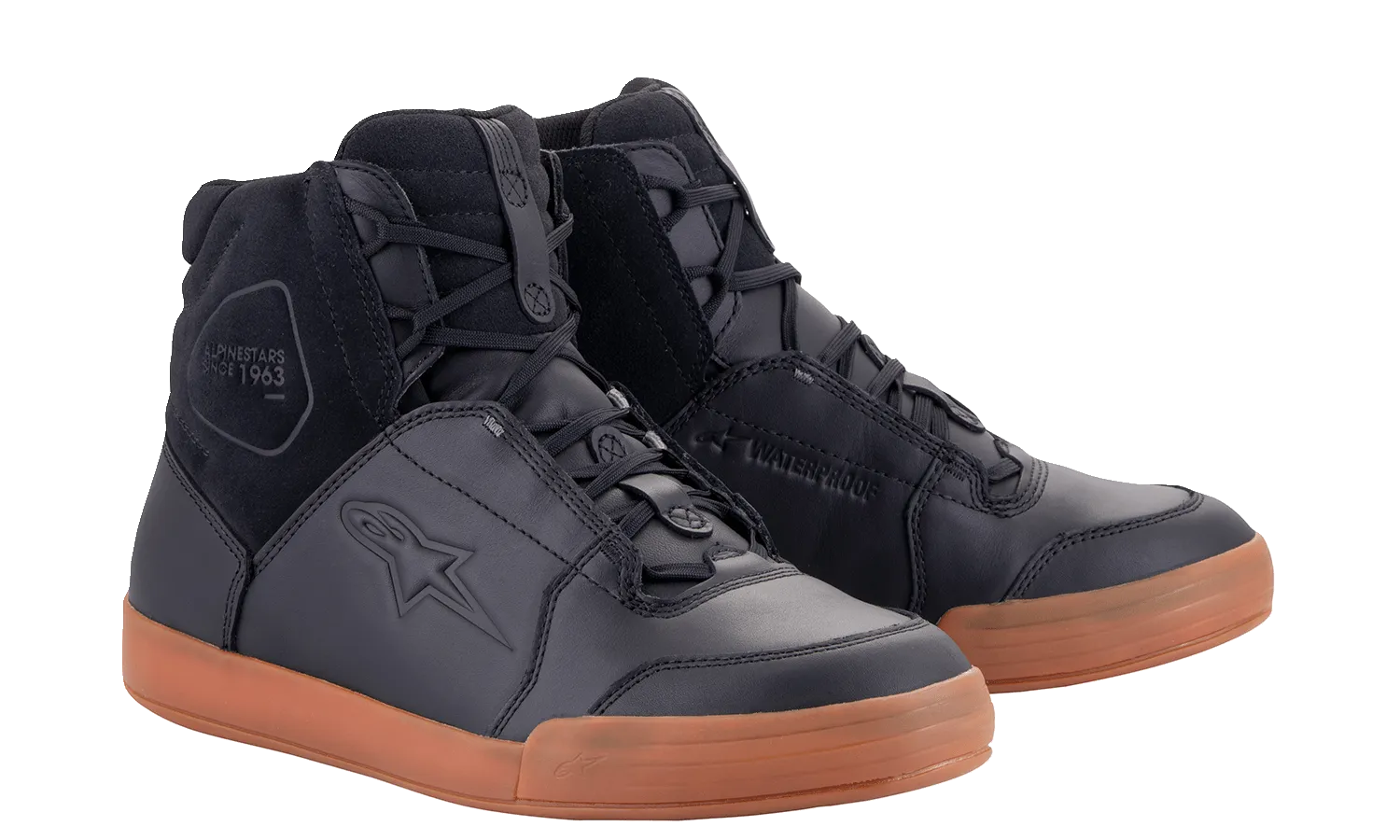 ALPINESTARS Chrome Shoes - Waterproof - Black/Brown - US 13 2543123118913