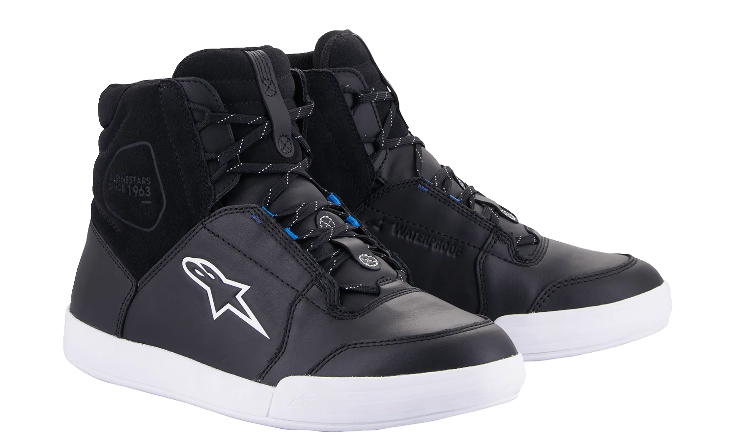 ALPINESTARS Chrome Shoes - Waterproof - Black/White - US 12 2543123-157-12