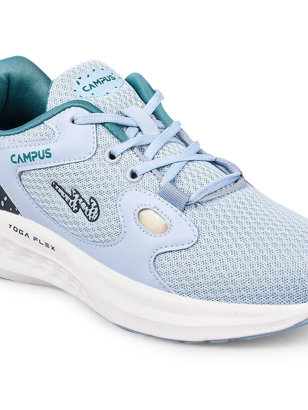 CAMP-GLITTER Blue Women's Sneakers
