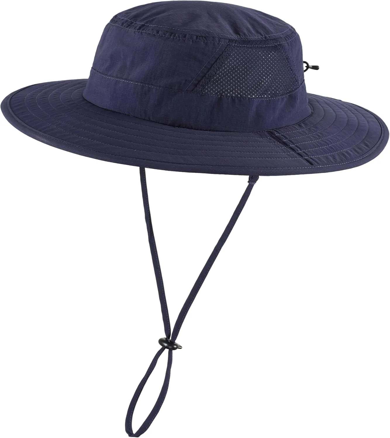Connectyle Outdoor UPF50  Men's Sun Hat Foldable Wide Brim Bucket Hat for Fishing Hiking Gardening Breathable Safari Hat