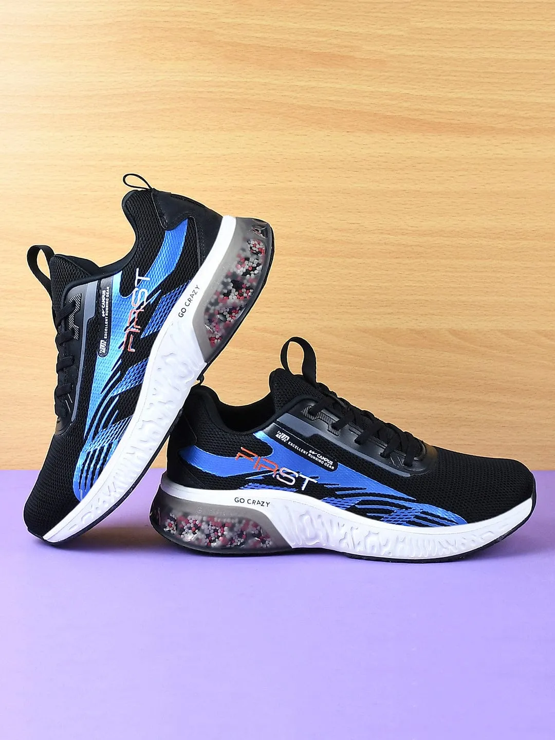 FIRST Black Men's Running Shoes