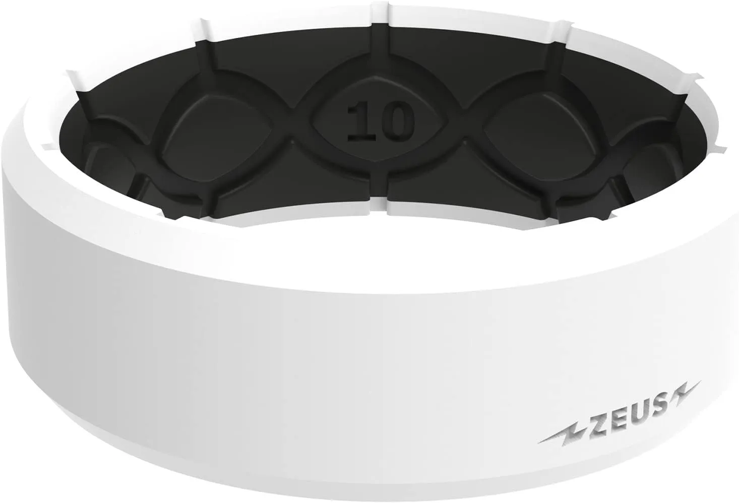 Groove Life Zeus Silicone Ring - Breathable Rubber Wedding Rings for Men, Unique Design, Comfort Fit Ring