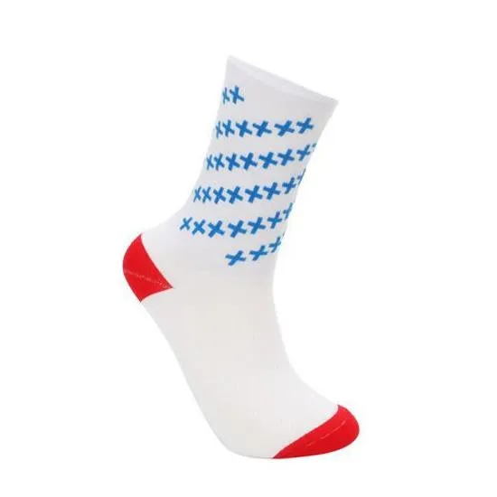 Mid Calf Socks For Men And Women Moisture Wicking Stretchable Nylon