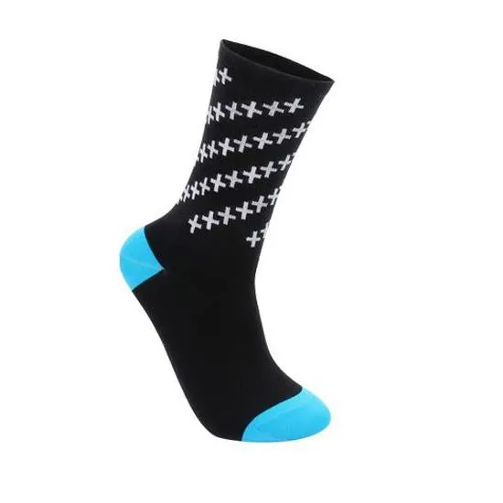Mid Calf Socks For Men And Women Moisture Wicking Stretchable Nylon