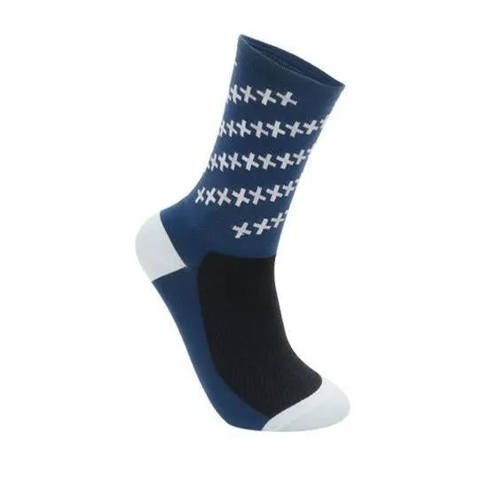 Mid Calf Socks For Men And Women Moisture Wicking Stretchable Nylon