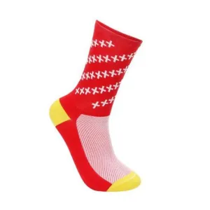 Mid Calf Socks For Men And Women Moisture Wicking Stretchable Nylon