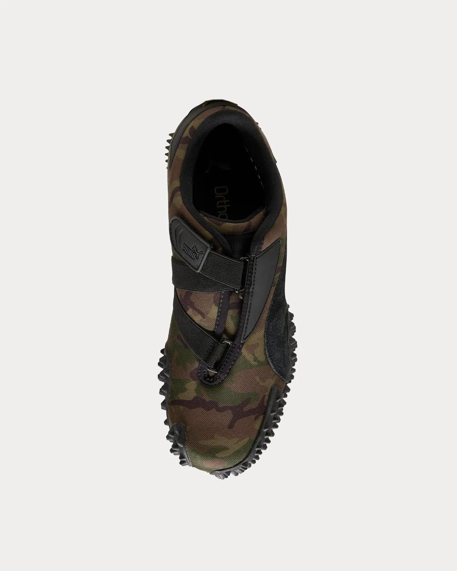 Mostro Camo Wild Willow / Dark Olive Slip On Sneakers
