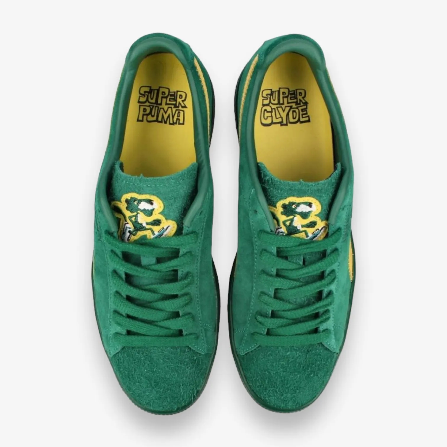 Puma Clyde Super Puma Evergreen Sun Ray Yellow 386349-01