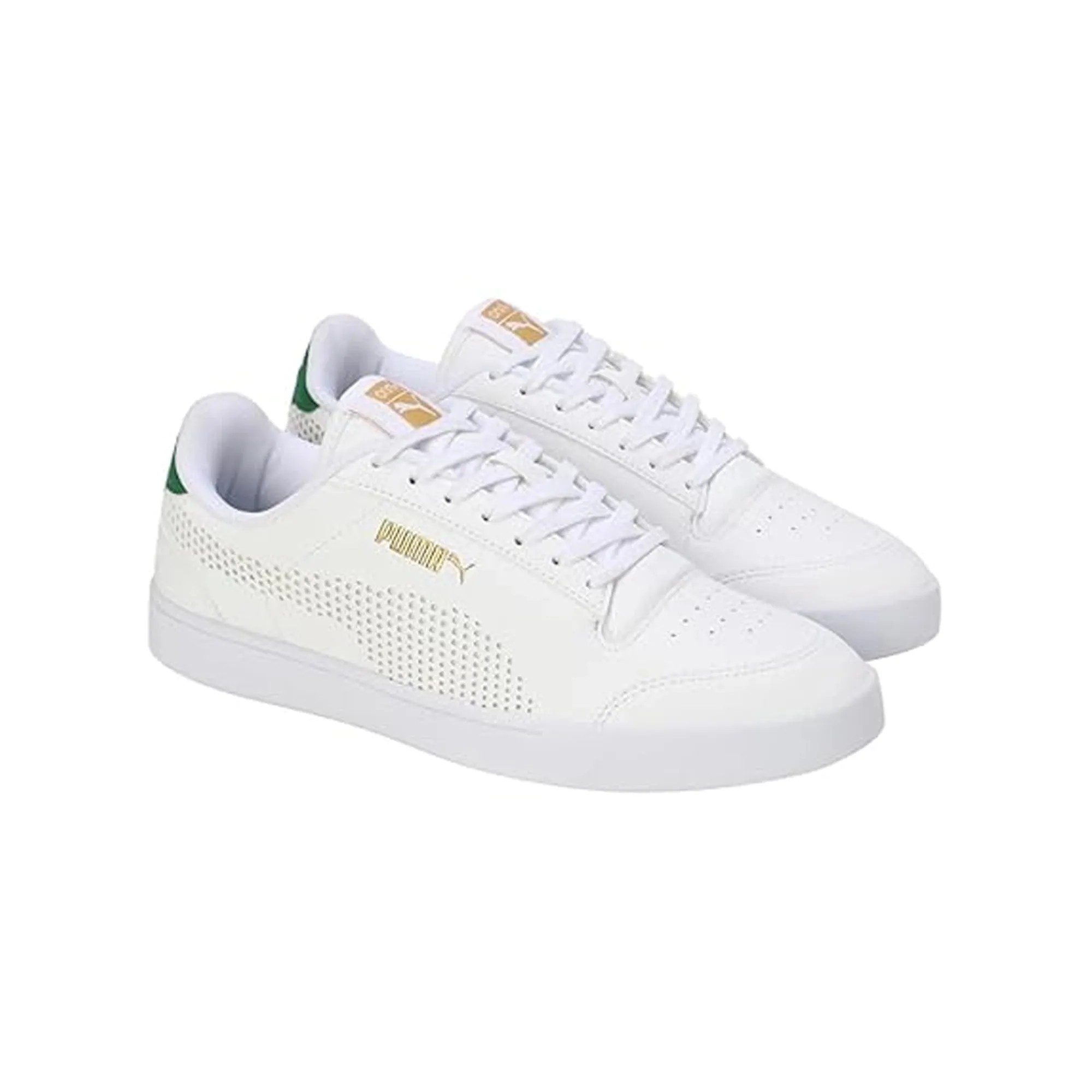 Puma Shuffle One8 V4 Better Men's Sneaker (White-Team Gold) 40163401