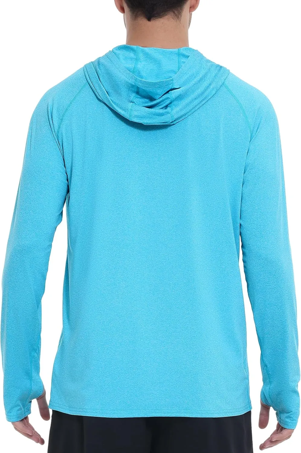 Roadbox Fishing Shirts for Men Long Sleeve, UPF 50  Sun Protection Hoodies with Pocket, Outdoor Running Hiking Rash Guard