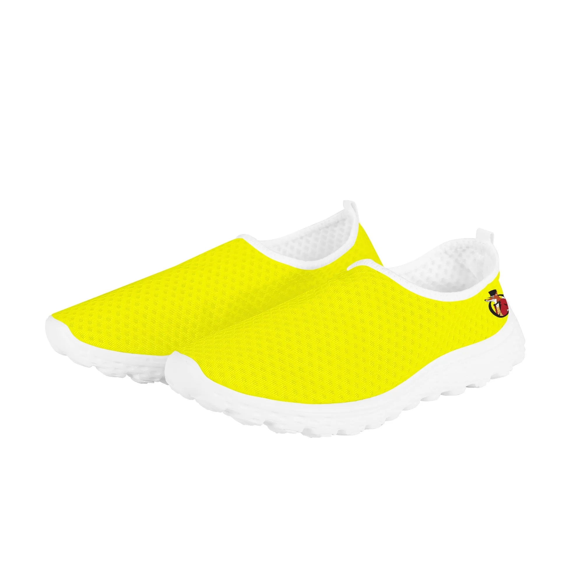 Snooty Fox Art Women's Mesh Running Shoes - Limoncello