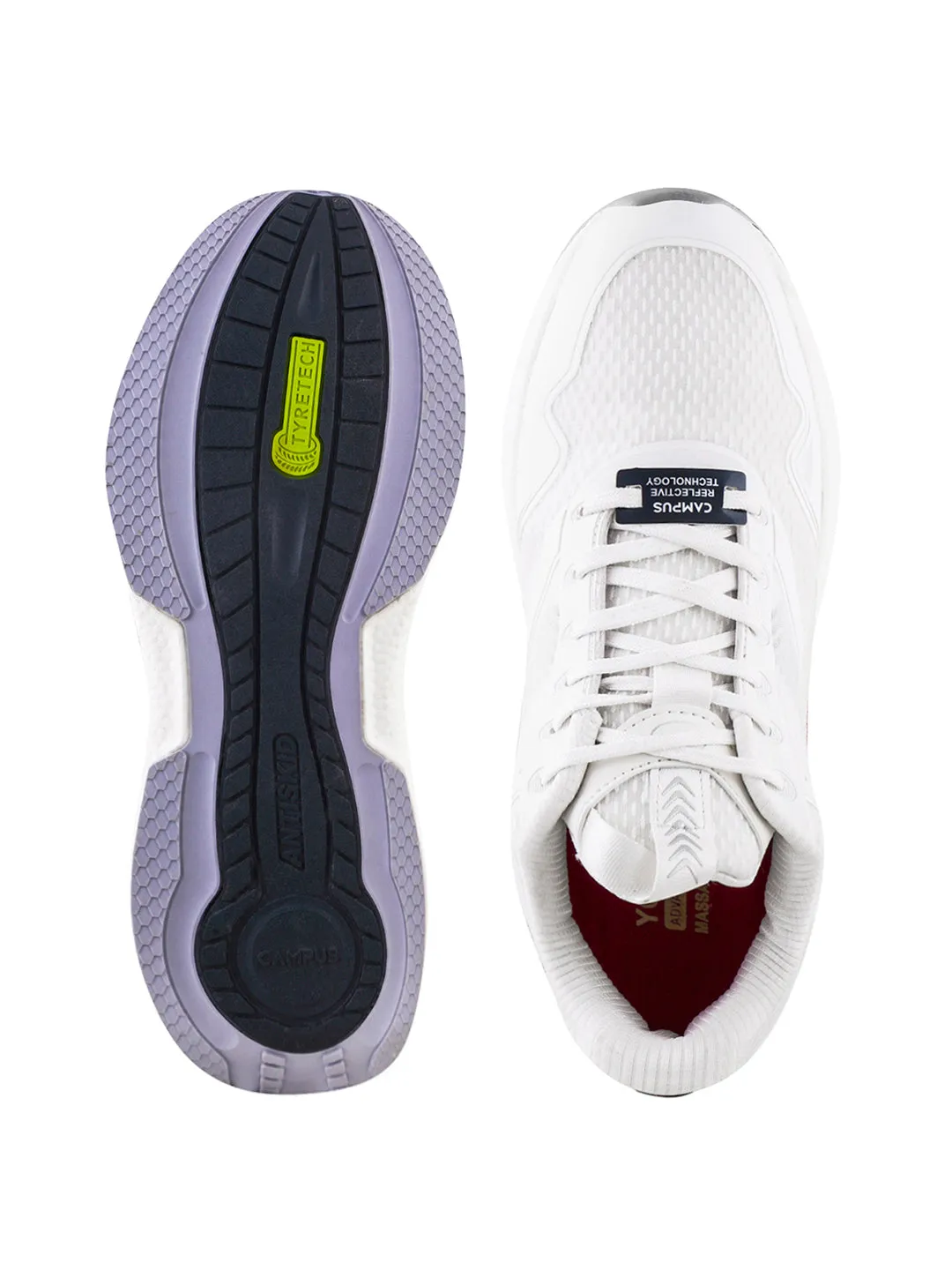SPECK White Men's Sports Shoes