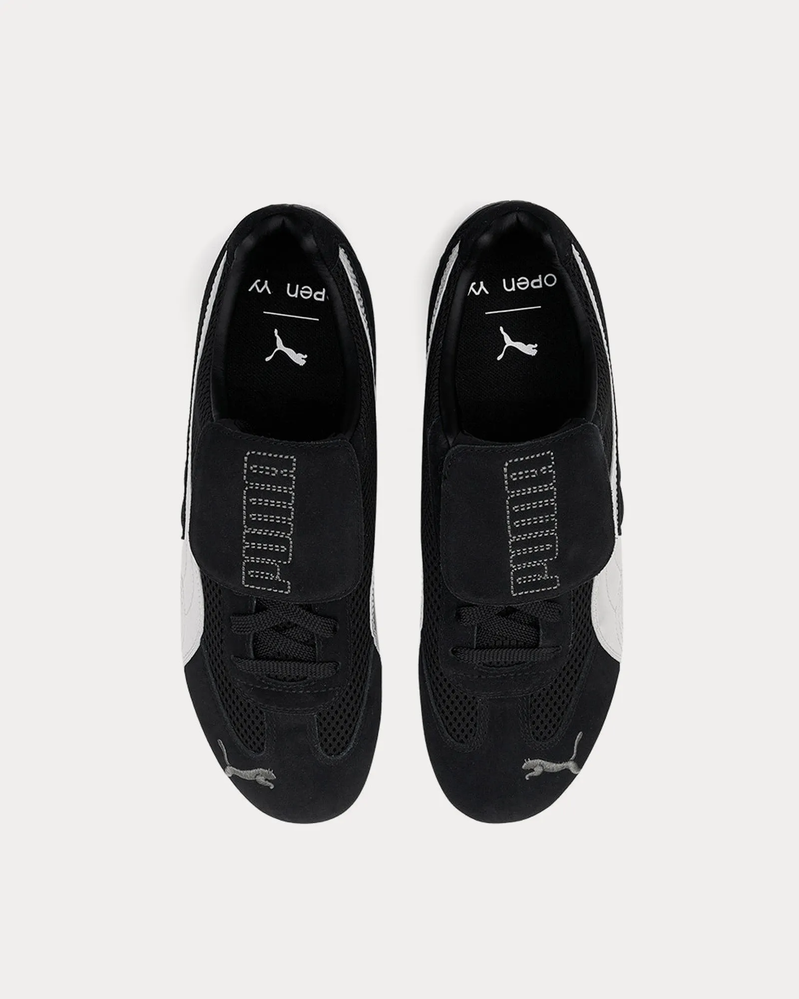 Speedcat Black / Silver Low Top Sneakers