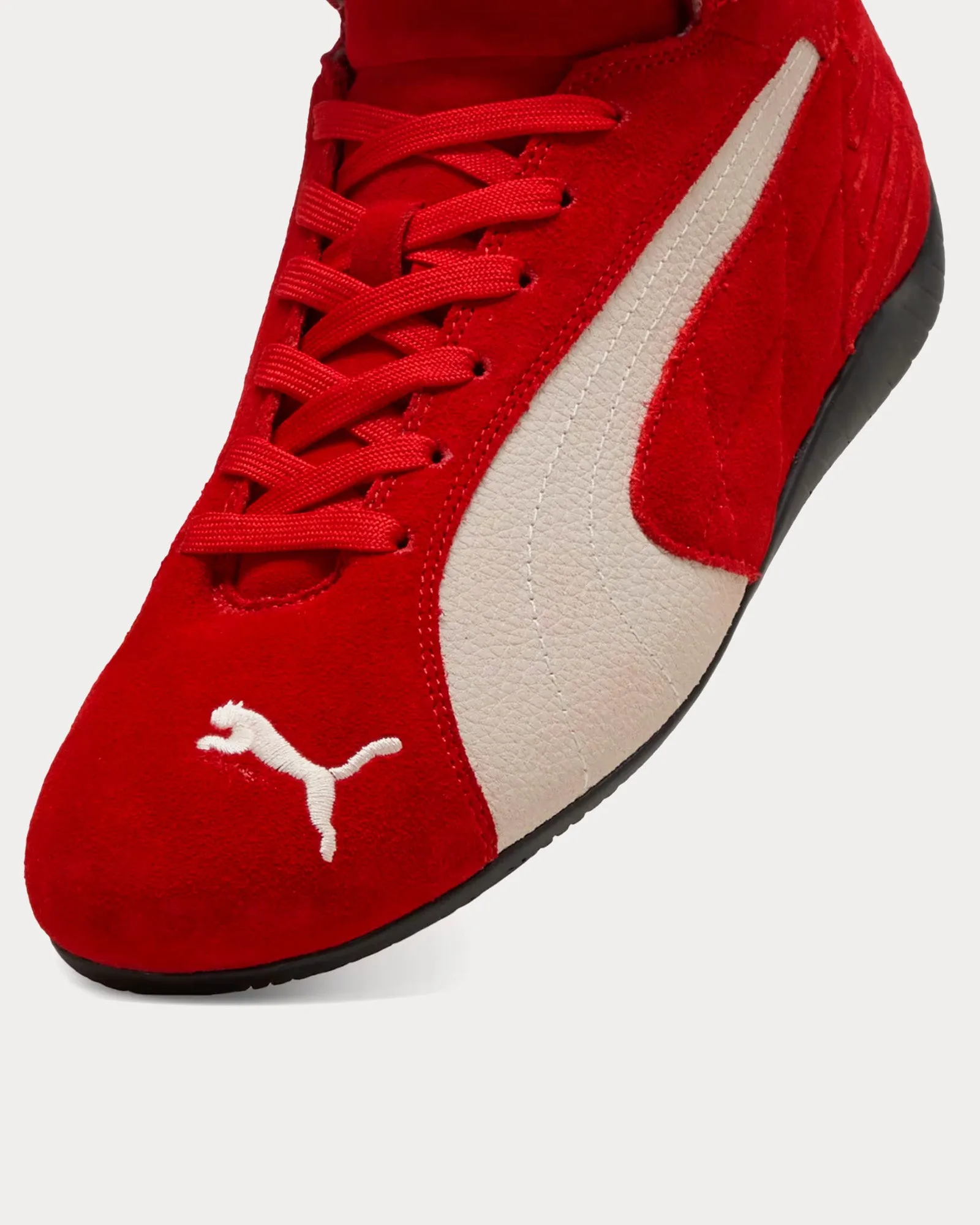 Speedcat Mid For All Time Red / Warm White High Top Sneakers