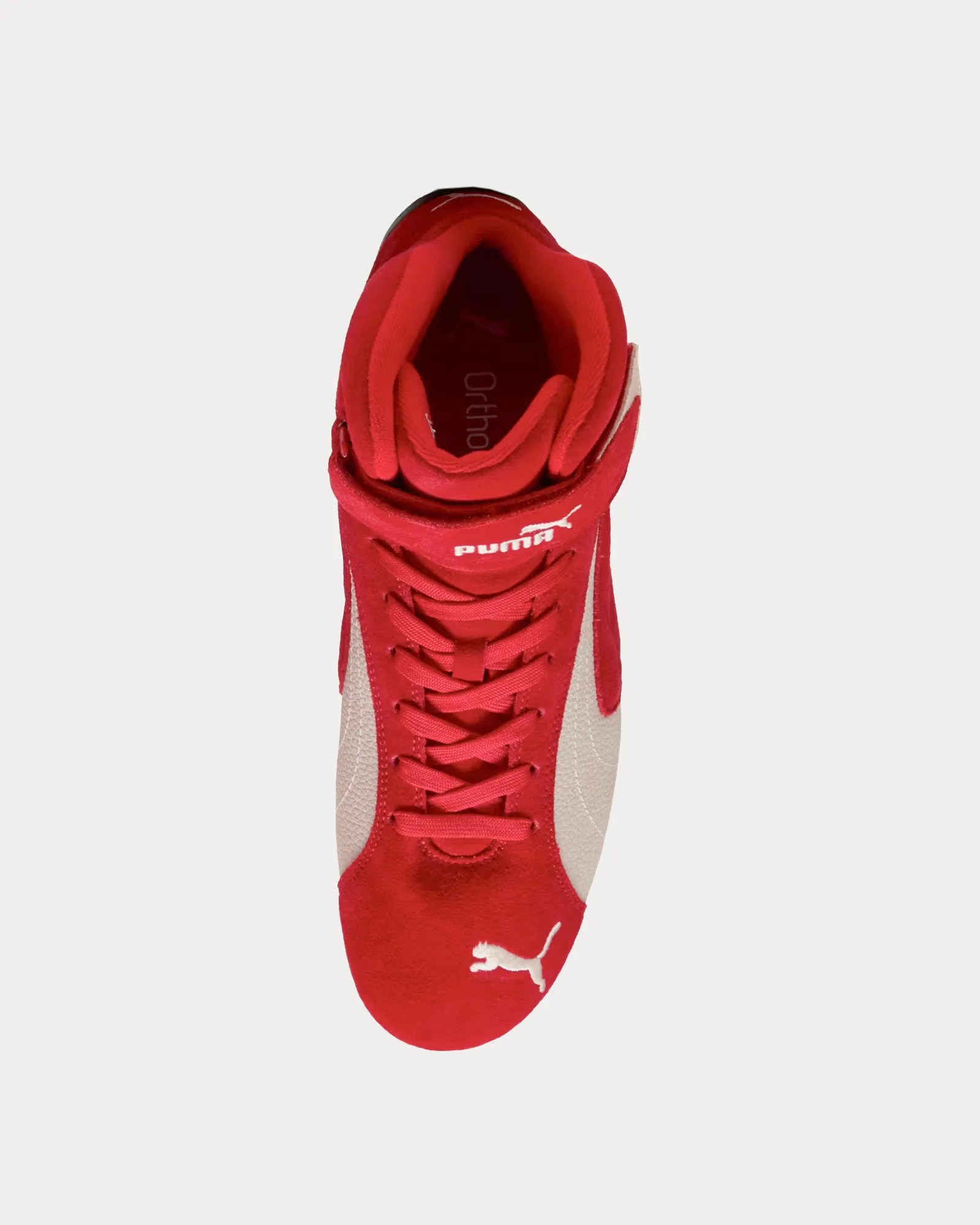 Speedcat Mid For All Time Red / Warm White High Top Sneakers