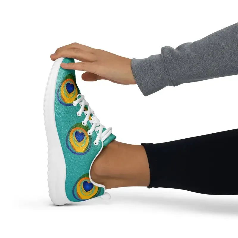 Strut in Peacock Feather Athletic Shoes