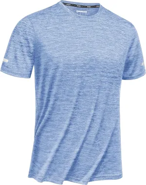 TACVASEN Mens Workout Shirts Short Sleeve Athletic Dry Fit Tshirts Shirts Running Gym Crewneck T-Shirts