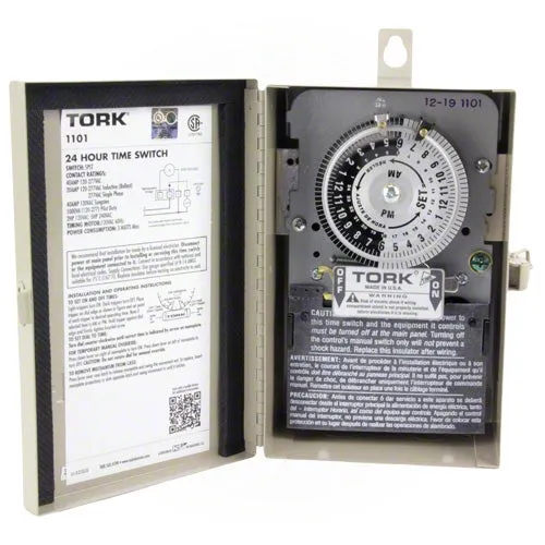 Tork Mechanical Timer 240 Volt - Metal Enclosure