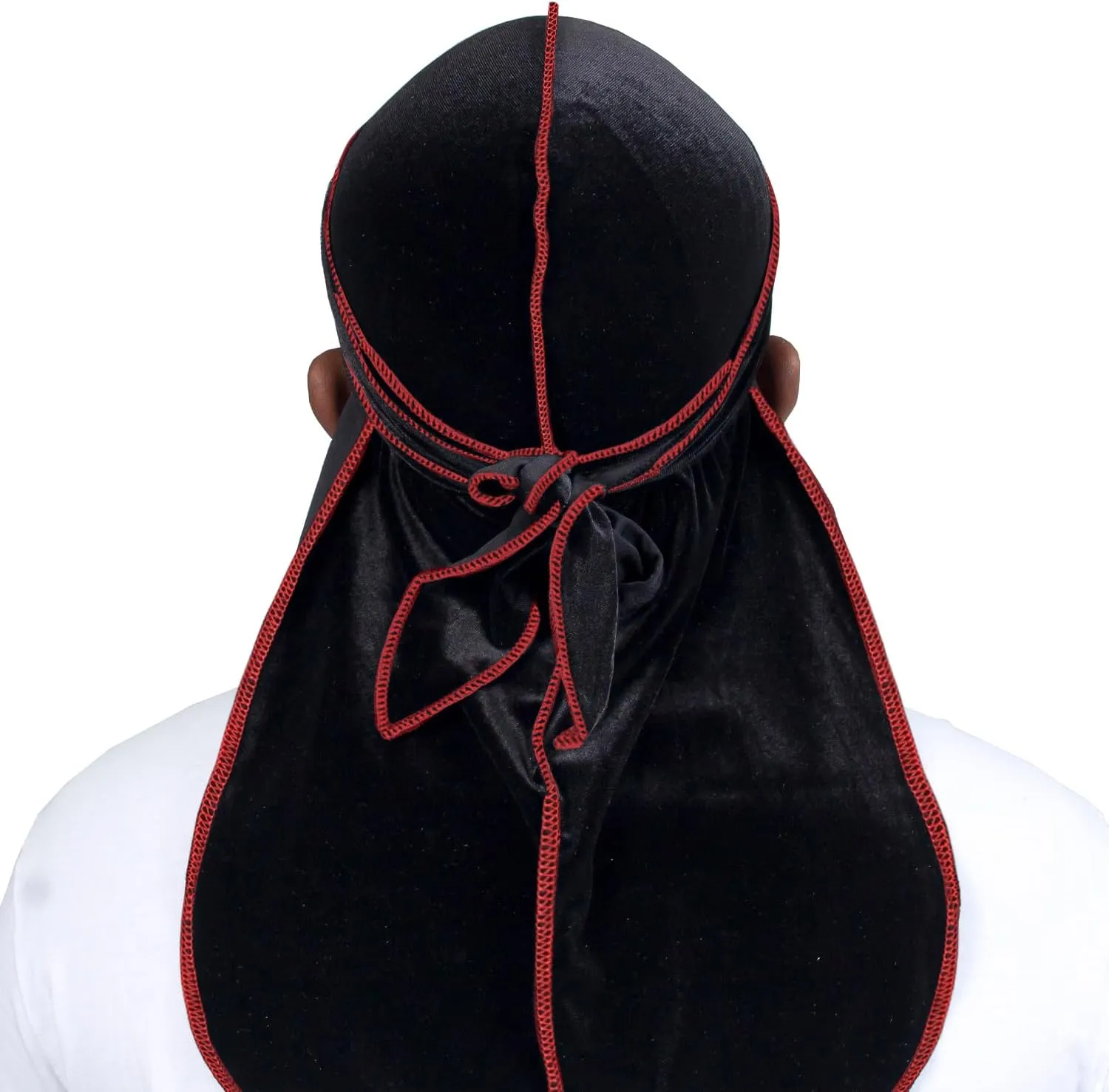 Velvet Durag for Men Wave Cap Velvet Dorag for Men Women 360 Wave