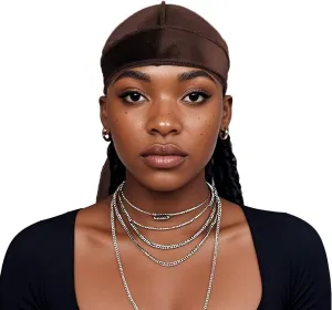 Velvet Durag for Men Wave Cap Velvet Dorag for Men Women 360 Wave