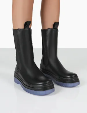 Winter Black Ankle Chealsea Boots