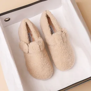 Women Minimalist Casual Flat Soft Fur Shoes
