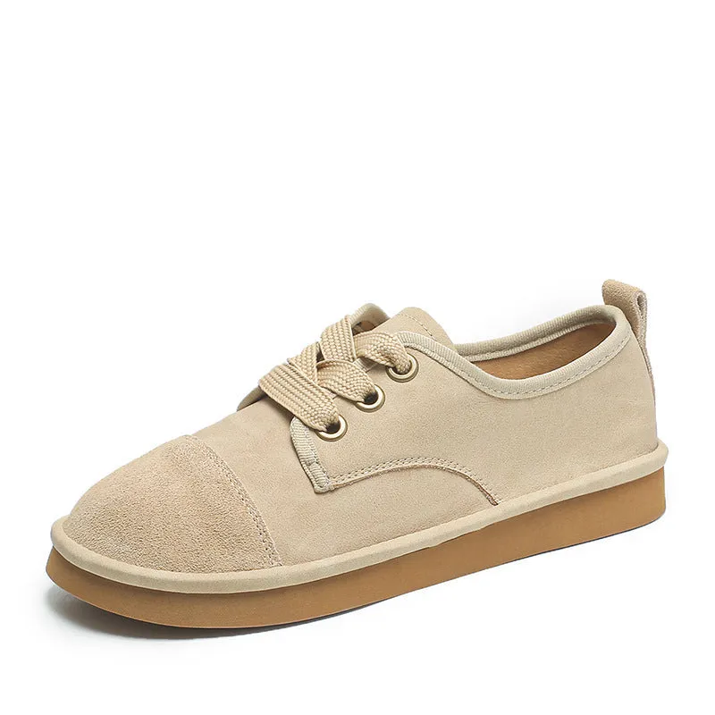 Women Minimalist Leather Soft Flat Casual Shoes